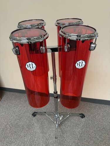 Octoban red seamless acrylic - red,
